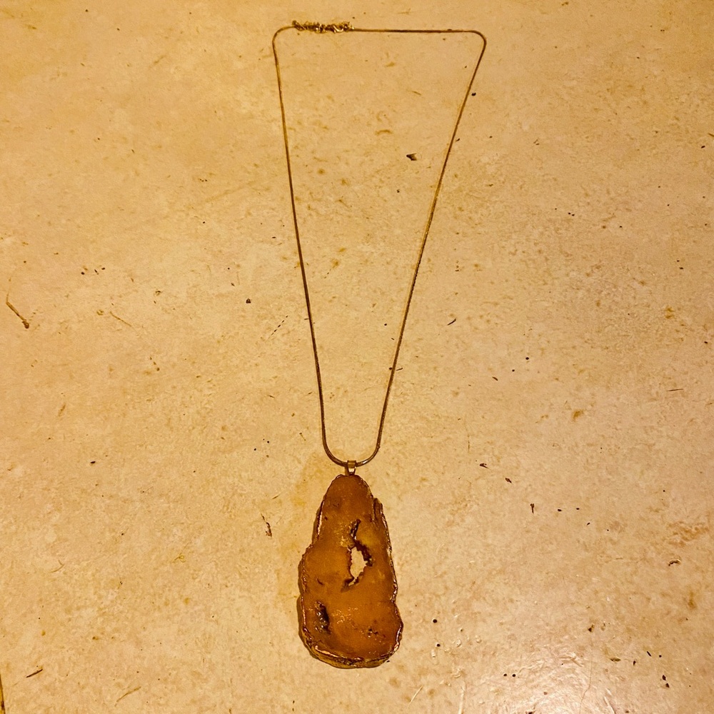 Rose gold necklace